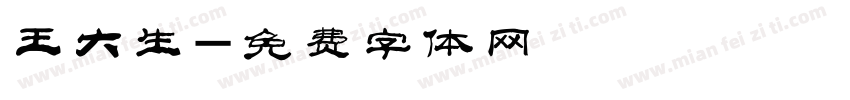 王大生字体转换