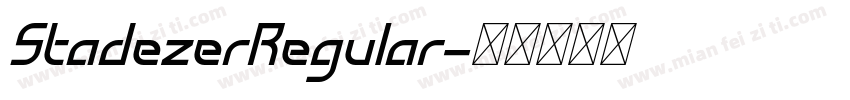 StadezerRegular字体转换