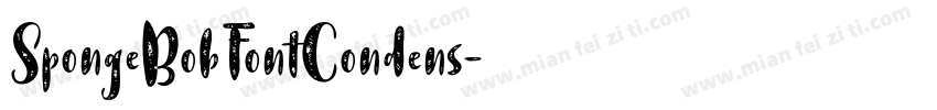 SpongeBobFontCondens字体转换