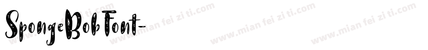SpongeBobFont字体转换
