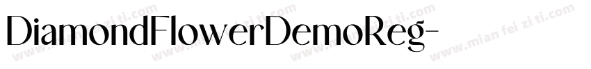DiamondFlowerDemoReg字体转换