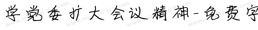 学党委扩大会议精神字体转换
