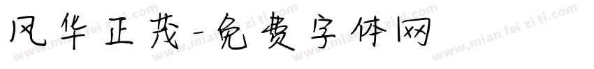 风华正茂字体转换