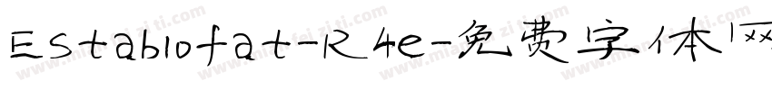 Establofat-R4e字体转换