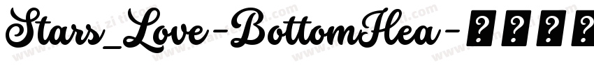 Stars_Love-BottomHea字体转换