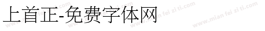 上首正字体转换