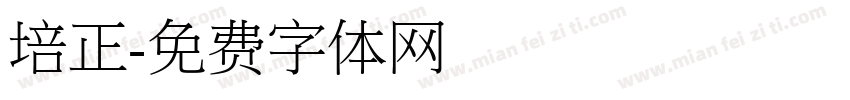 培正字体转换