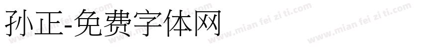 孙正字体转换