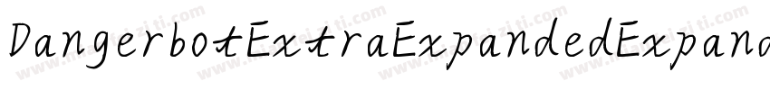 DangerbotExtraExpandedExpanded-Edr9字体转换