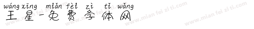 王星字体转换