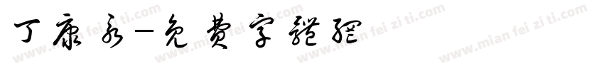 丁康永字体转换