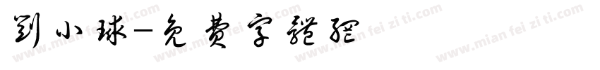 刘小球字体转换