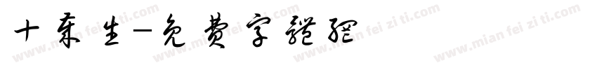 十岁生字体转换