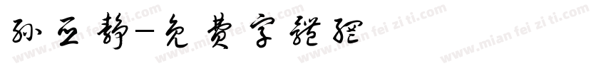 孙亚静字体转换