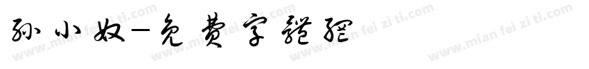 孙小奴字体转换