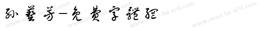 孙艺芳字体转换