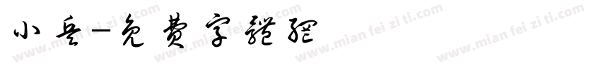 小兵字体转换