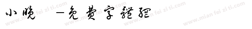 小晚汐字体转换