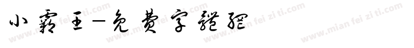 小霸王字体转换