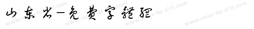 山东省字体转换