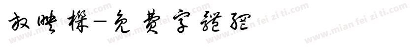 放映机字体转换