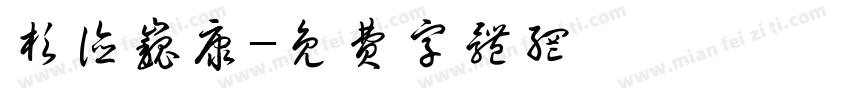 杉德巍康字体转换
