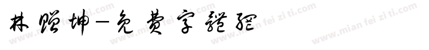 林赠坤字体转换
