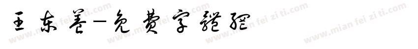 王东养字体转换