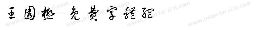 王园极字体转换
