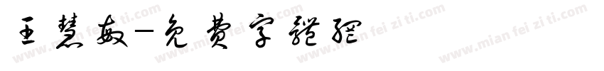 王慧敏字体转换