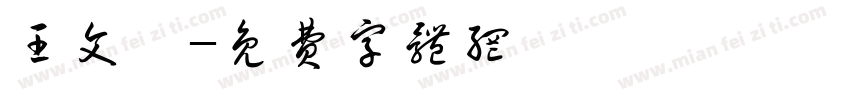 王文娟字体转换