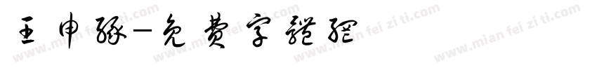 王申缘字体转换