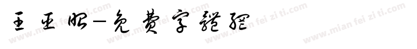 王臣昭字体转换
