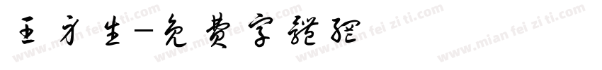 王身生字体转换