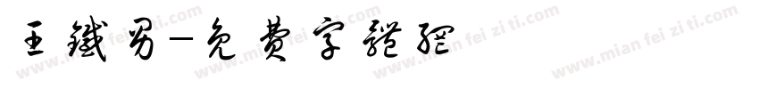 王铁男字体转换