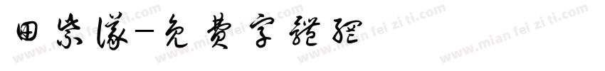 田紫仪字体转换