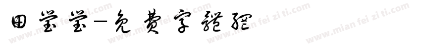 田莹莹字体转换