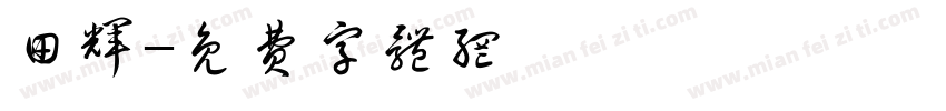 田辉字体转换