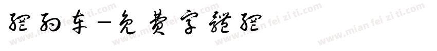 网约车字体转换