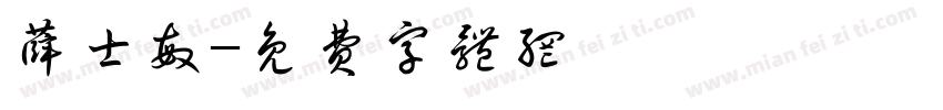 薛士敏字体转换