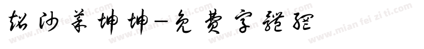 超帅菜坤坤字体转换