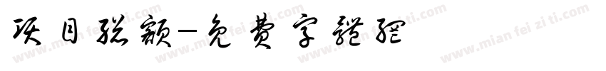项目总额字体转换