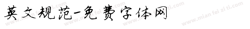 英文规范字体转换