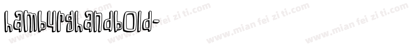 hamburghandbold字体转换
