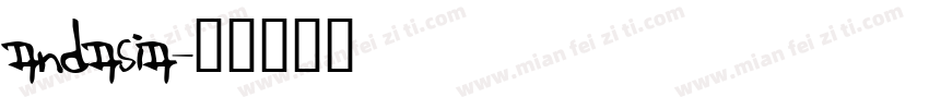 Andasia字体转换