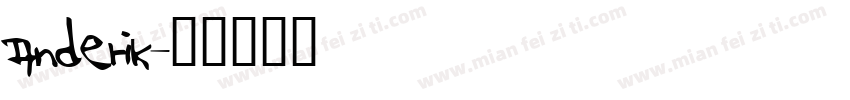 Anderik字体转换