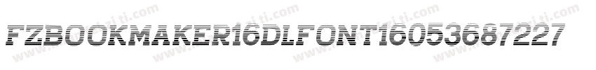 fzbookmaker16dlfont160536872277字体转换