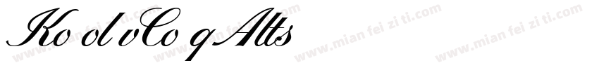 KorolevCompAlts字体转换