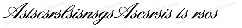 SterlingScriptPro字体转换