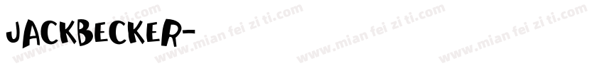 JackBecker字体转换